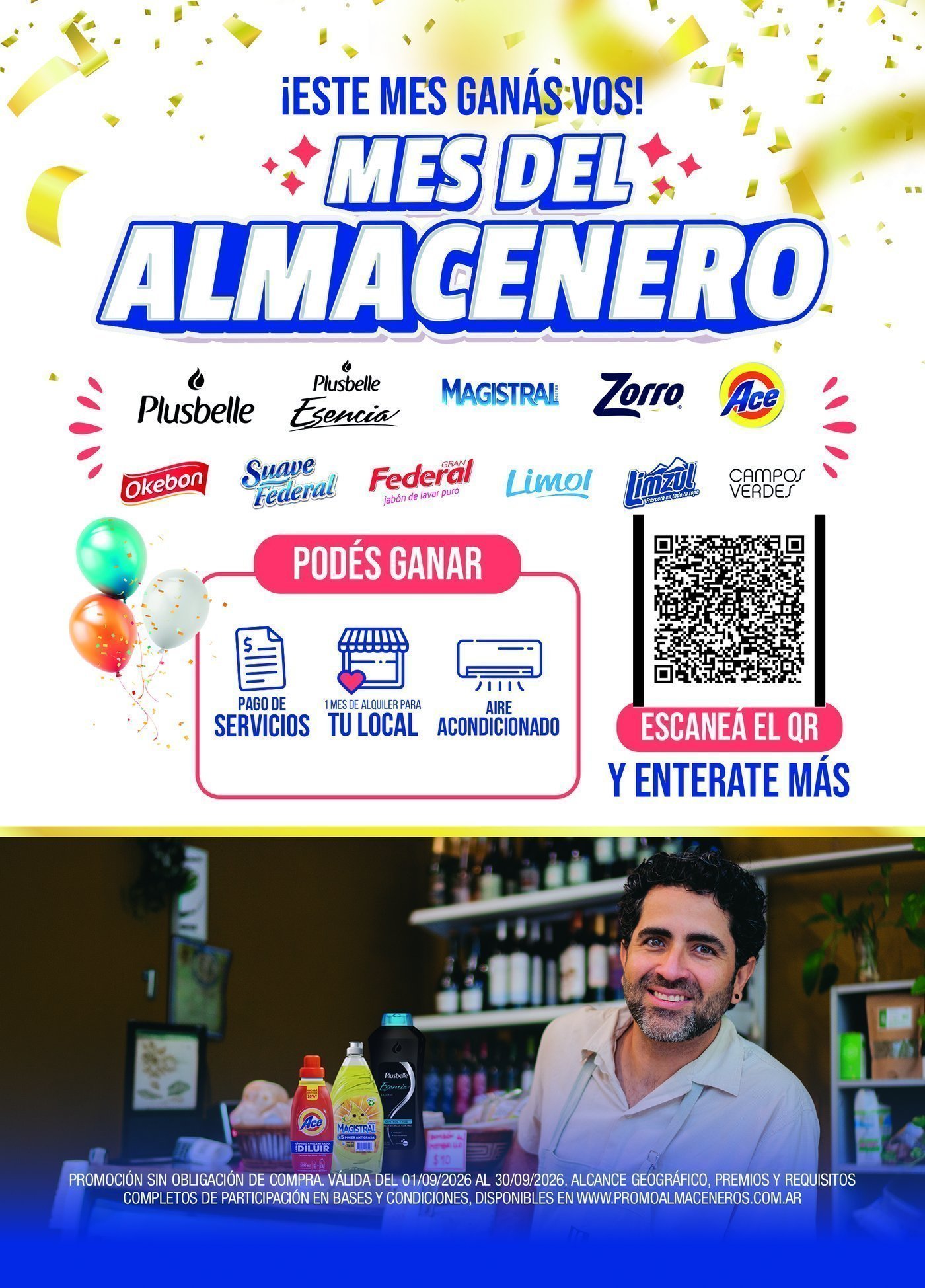Mes del Almacenero — Promo Promored. Marcas participantes, premios y cómo participar.